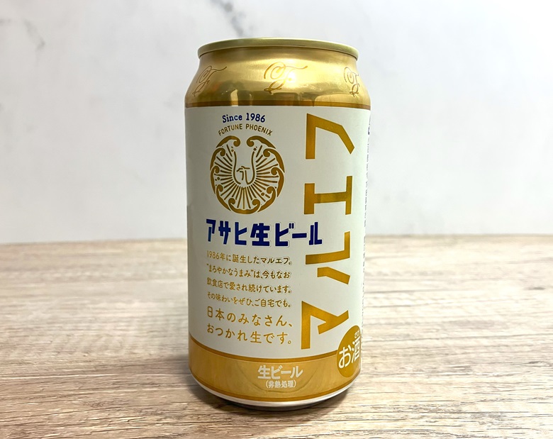 アサヒ 生ビール マルエフ_裏面画像